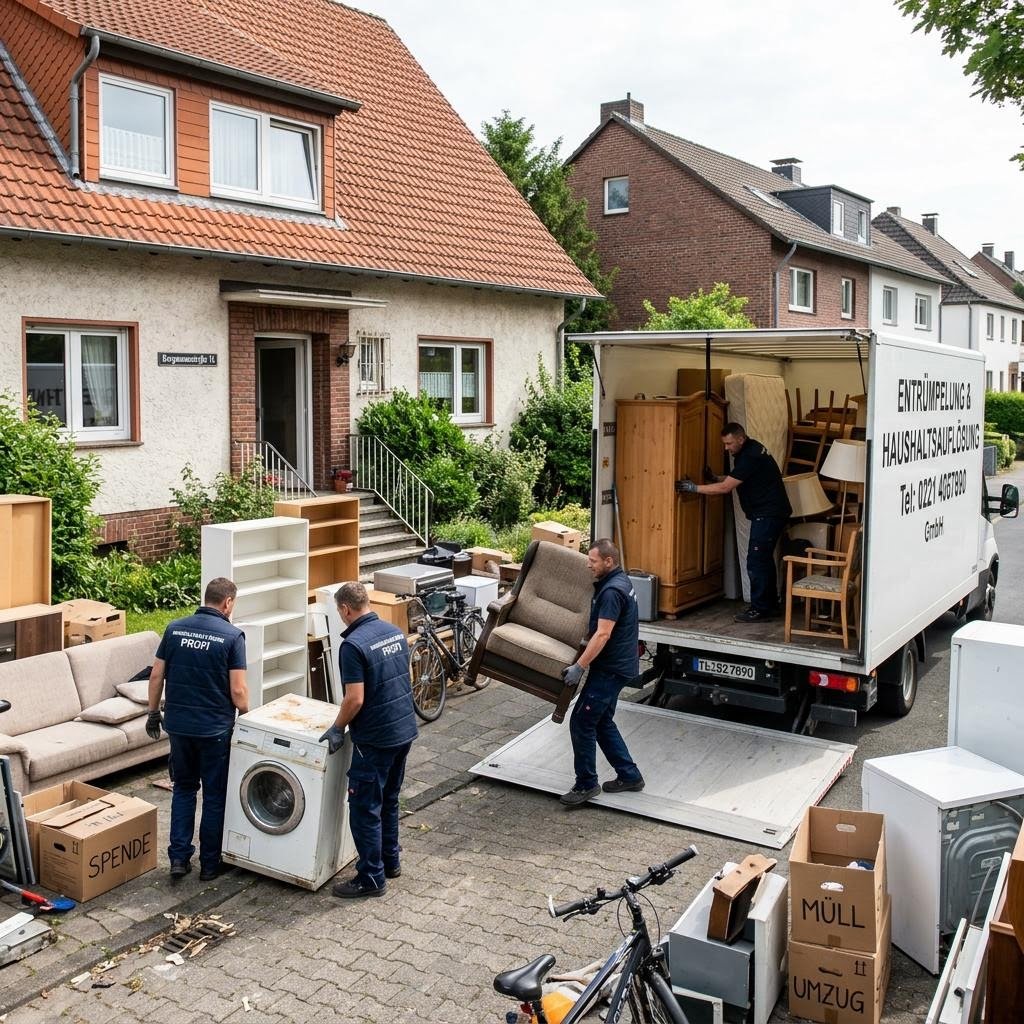 Abtransport bei Haushaltsauflösung in Berlin